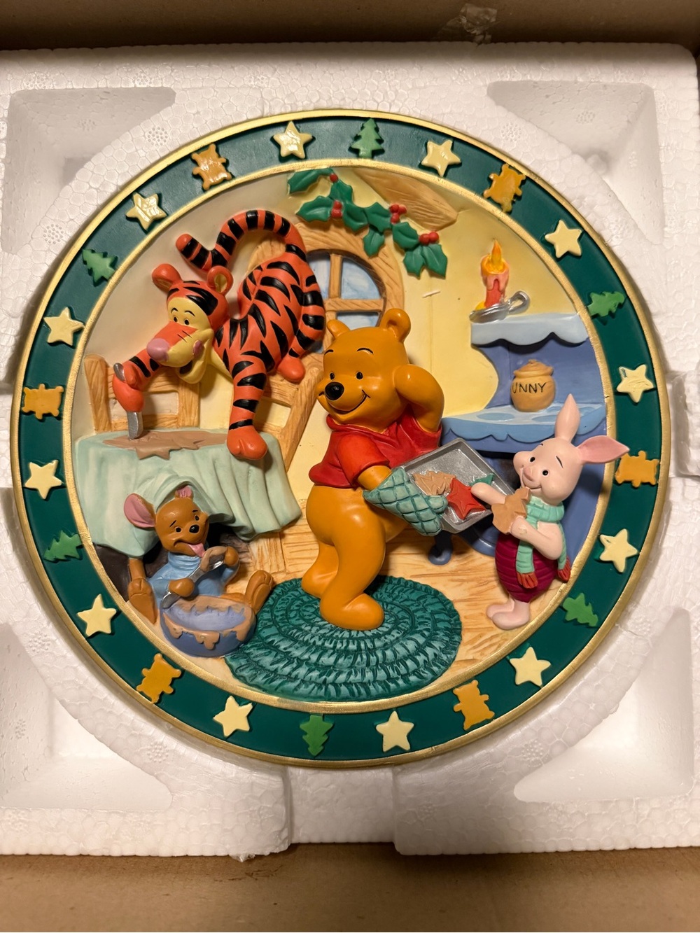 Pooh Disney Winter Wonderland Collector Plate -